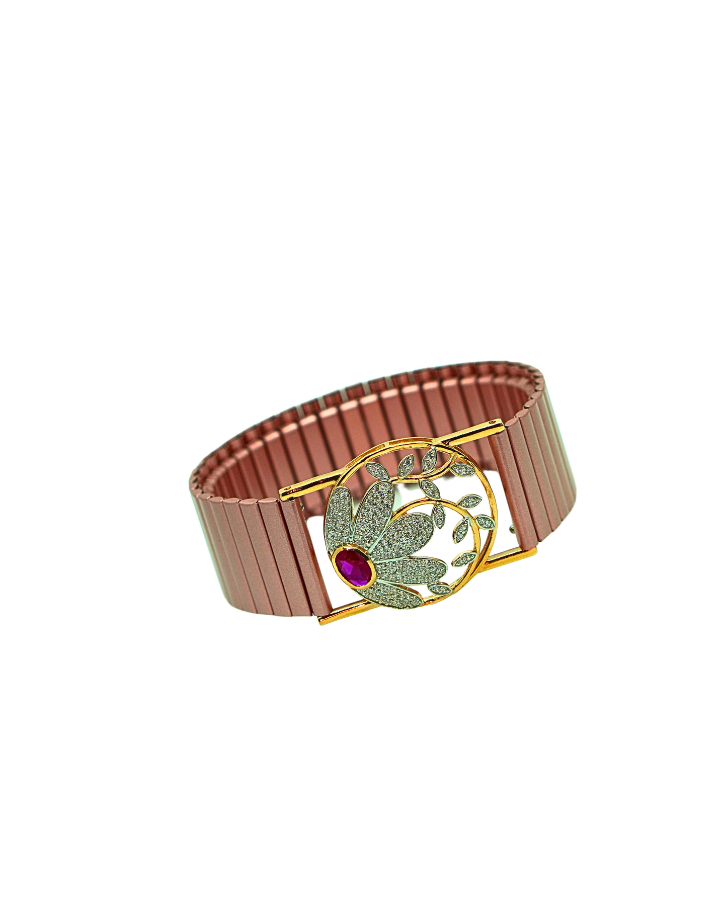 Bloom Rose Gold Silver Bracelet