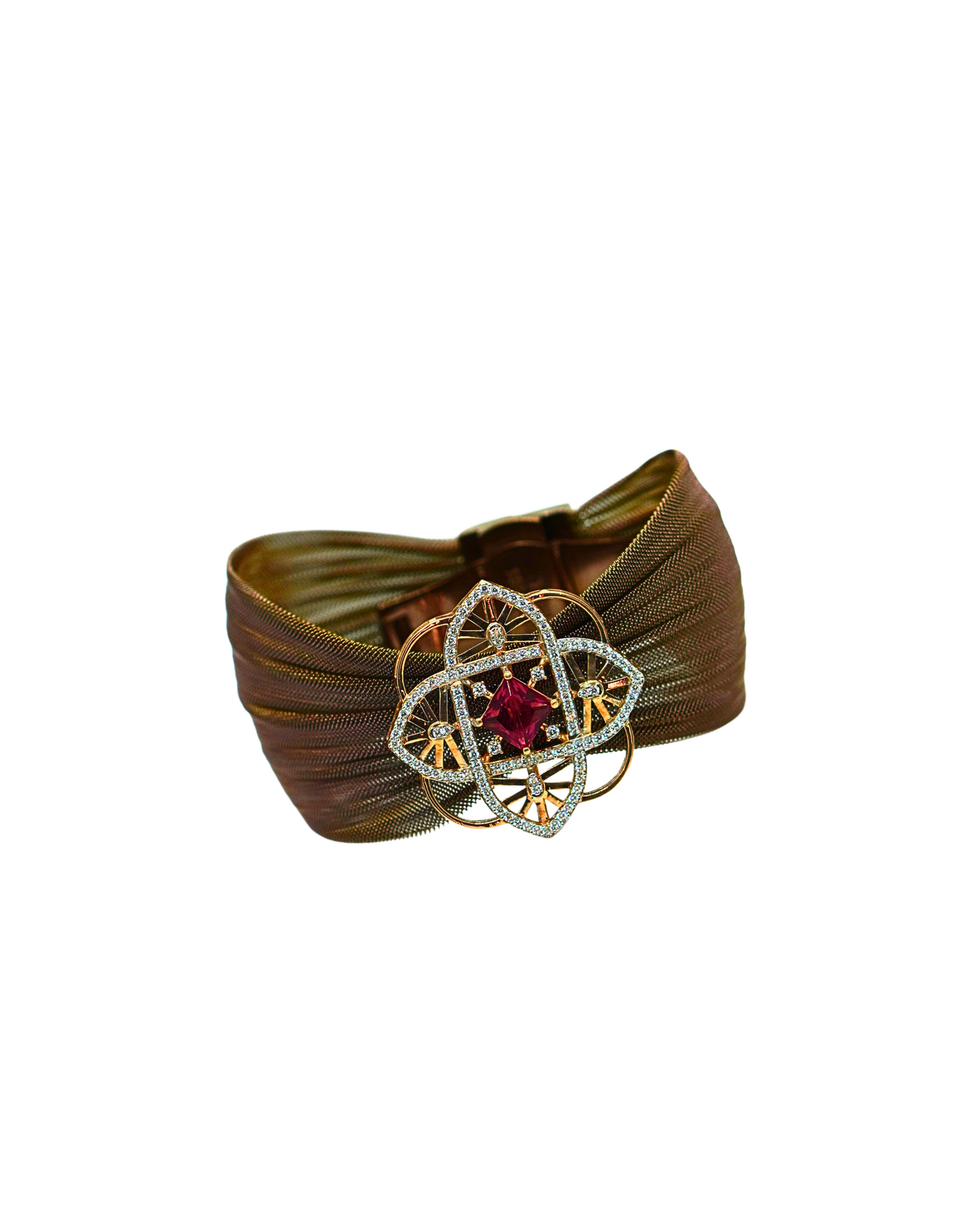 Pulsera Rose Gold Silver Bracelet